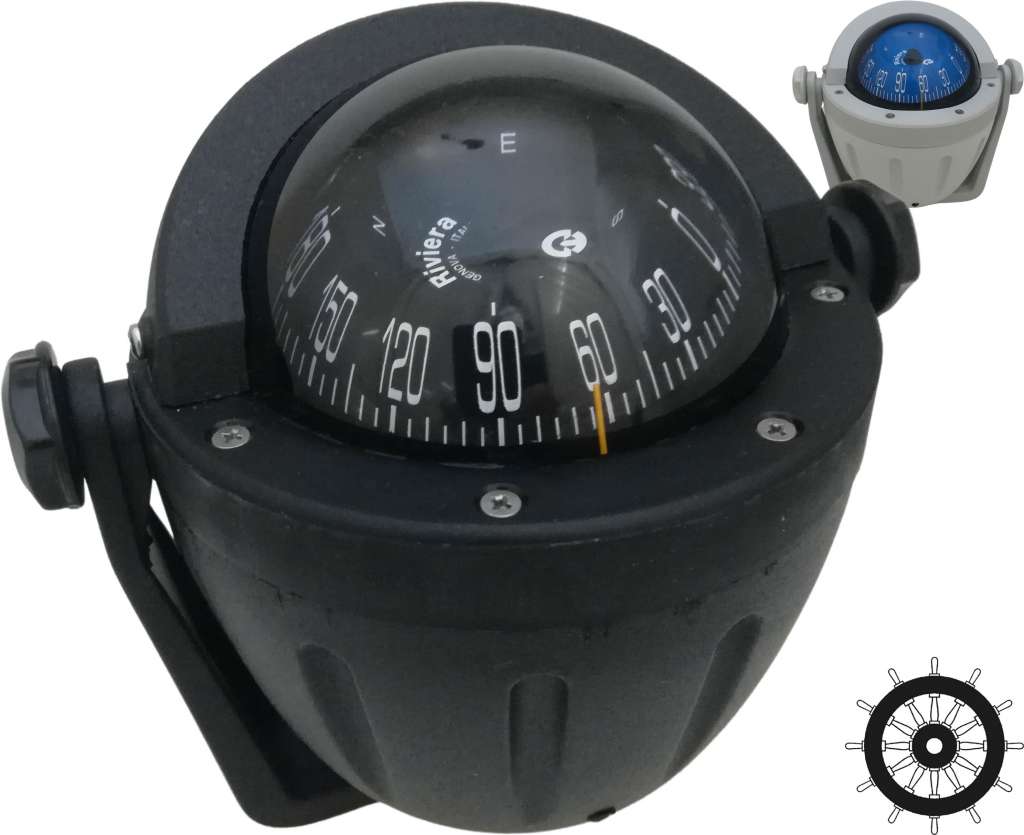 Riviera Zenith BZ2 kompass med brakett - Bilde 1