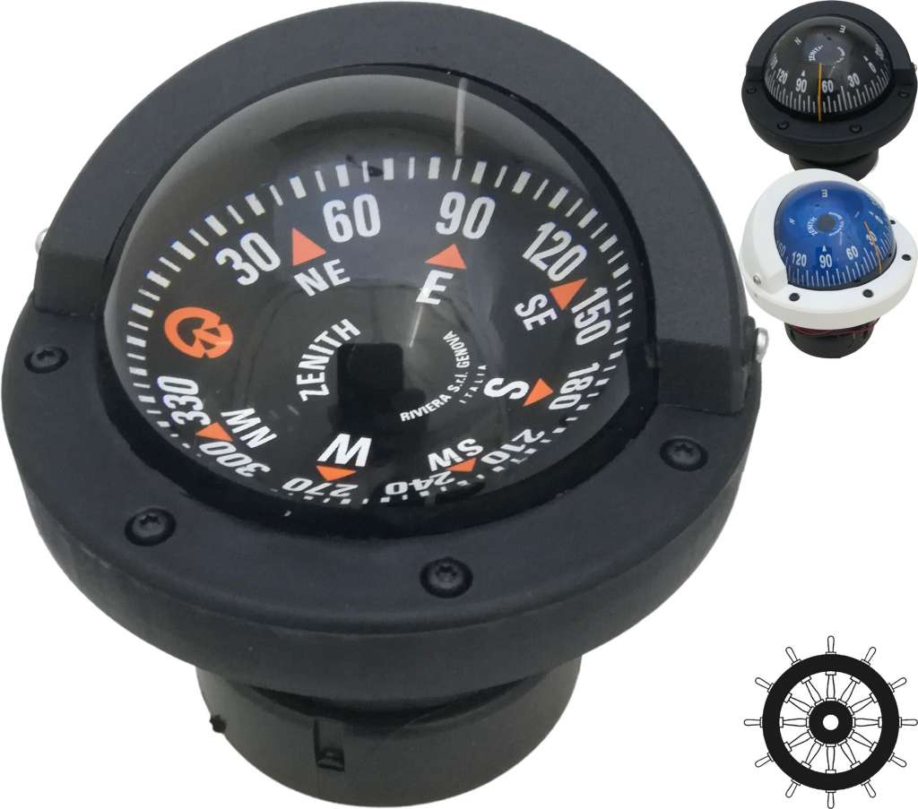 Riviera Zenith BZ1 Slim kompass for innfelling - Bilde 1