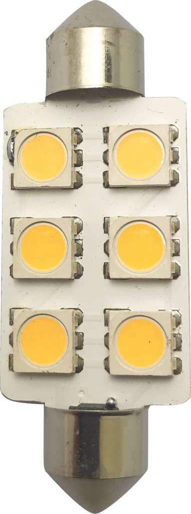 1852 LED pære festoon 120° varmhvit 2-pk