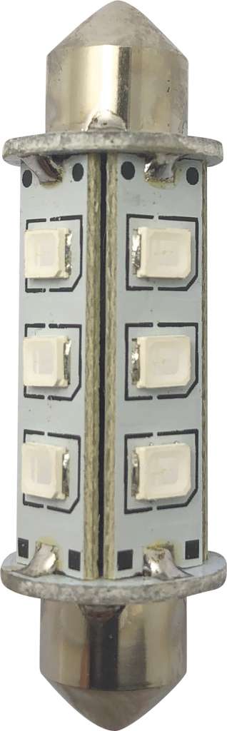 1852 LED lanternepære festoon 2-pk