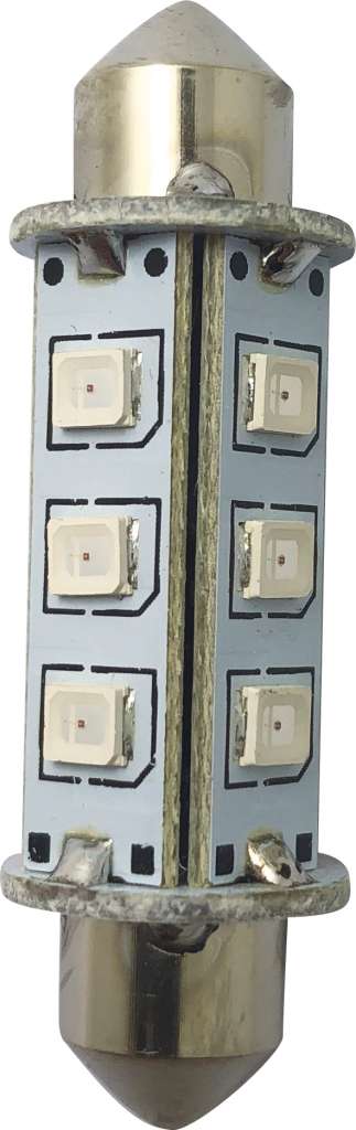 1852 LED lanternepære festoon 2-pk