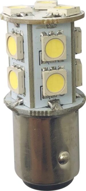 1852 LED pære BAY15D u/kuppel 2-pk - Bilde 3