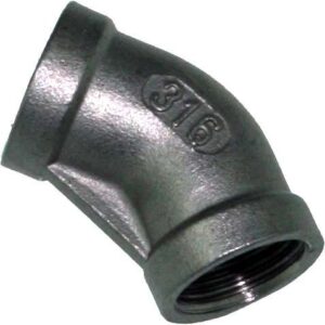 1852 Bend innv./innv. 45 grader syrefast - Bilde 4