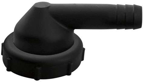 90° Slangestuss med 1 1/2" låsering