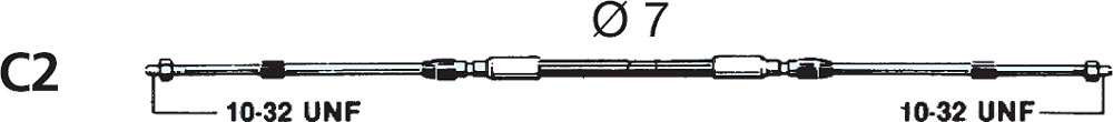 Ultraflex Kontrollkabel C2 - Bilde 2