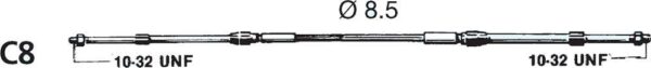 Ultraflex Kontrollkabel C8