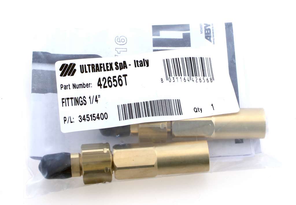 Ultraflex Slangekoplinger til Gotech 1/4" slange- 2pk - Bilde 1