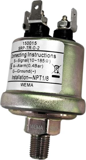 Turbotrykksensor 0-2 Bar 1/8" NPTF