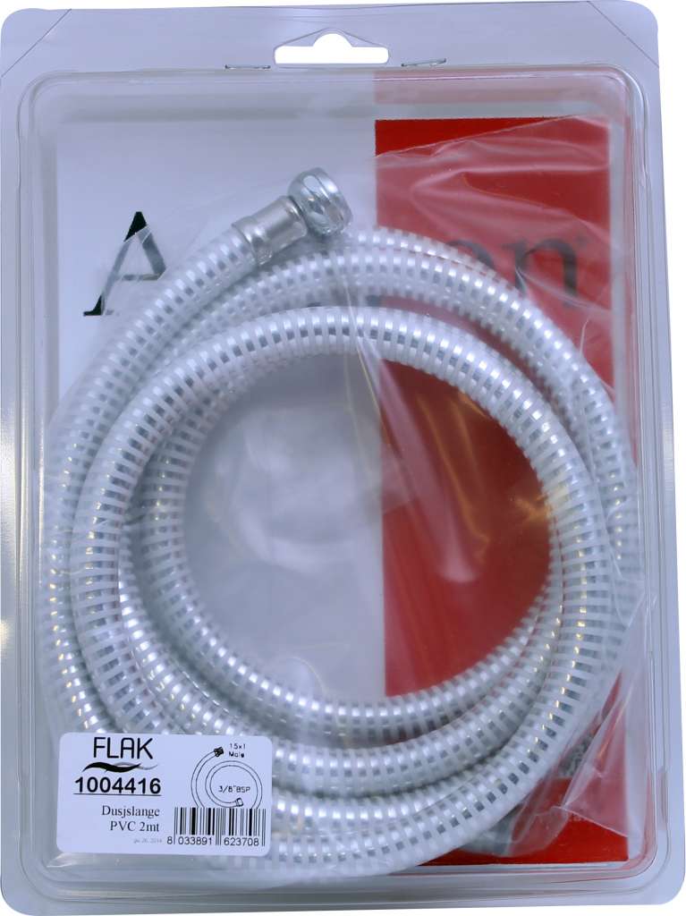 Dusjslange nylon 2 m, 3/8" - Bilde 1