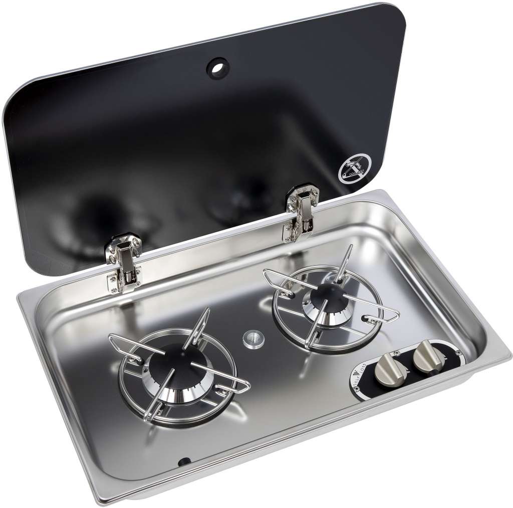 Stainless Steel Hob 2 gasskoketopp - Bilde 1