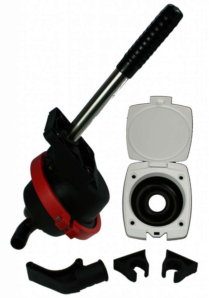 Lensepumpe, skott/dørk, justerbar inn/ut - Bilde 1