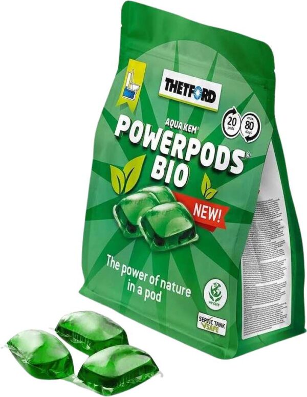 Thetford PowerPods Bio Green sanitærvæske 20 pods