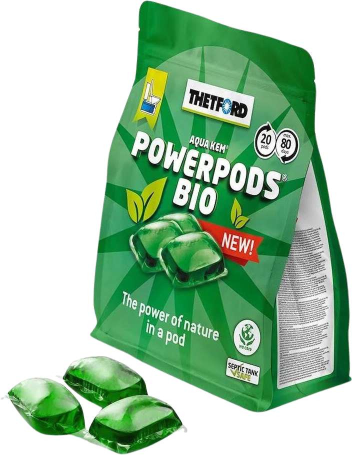 Thetford PowerPods Bio Green sanitærvæske 20 pods - Bilde 1