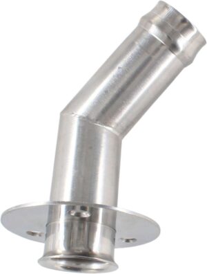 Eksosgjennomføring 45 grader 38 mm