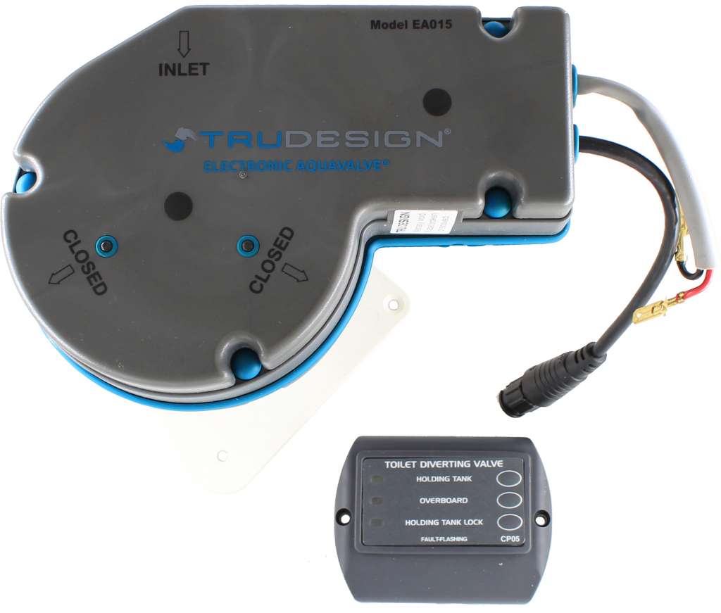 Y-ventil elektrisk 12V/24V kompositt - Bilde 1