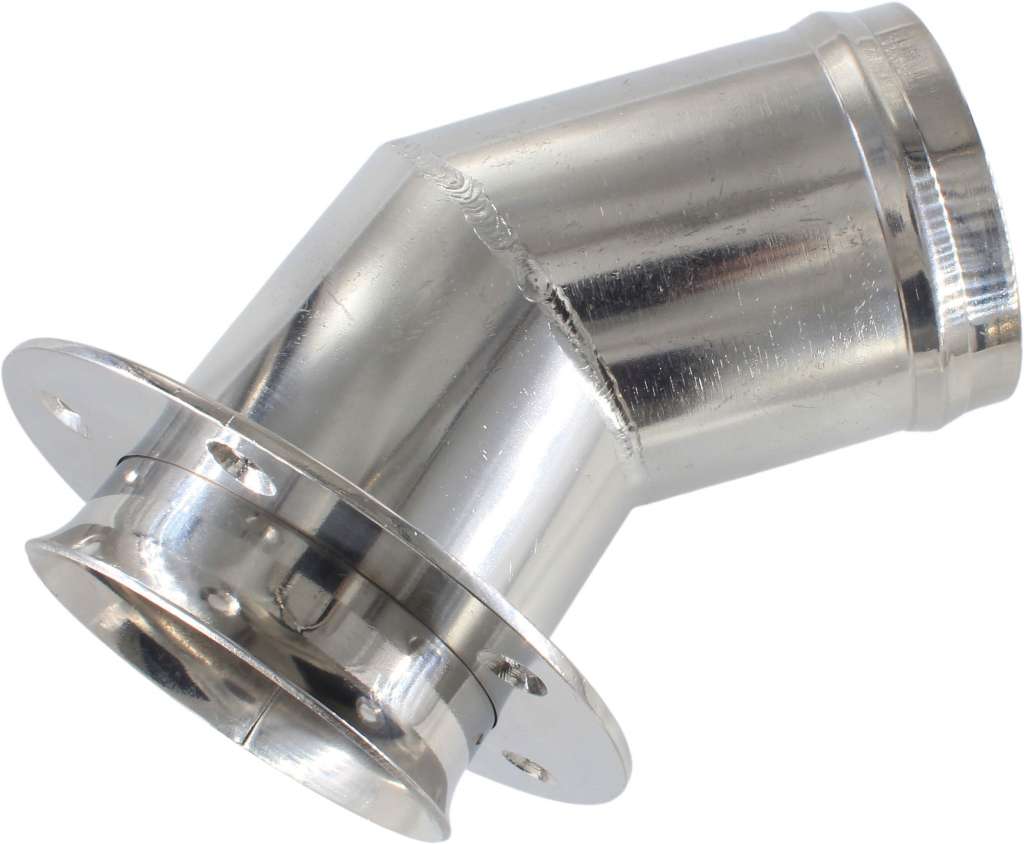 Eksosgjennomføring 45 grader 76 mm - Bilde 1