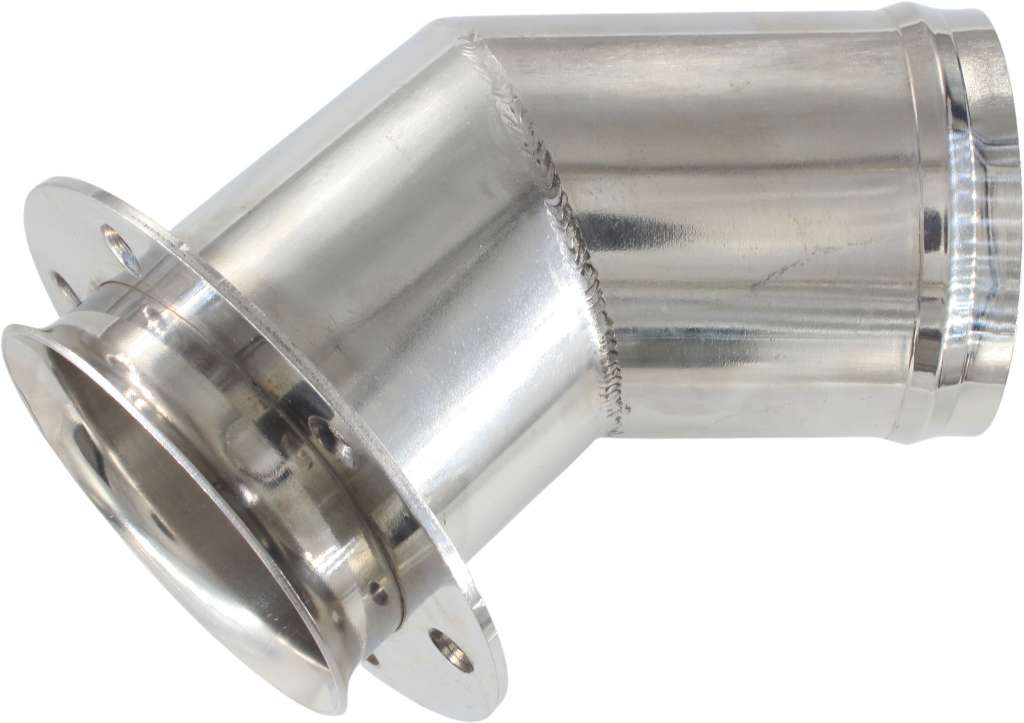 Eksosgjennomføring 45 grader 89 mm - Bilde 1