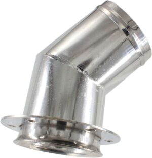 Eksosgjennomføring 45 grader 101 mm