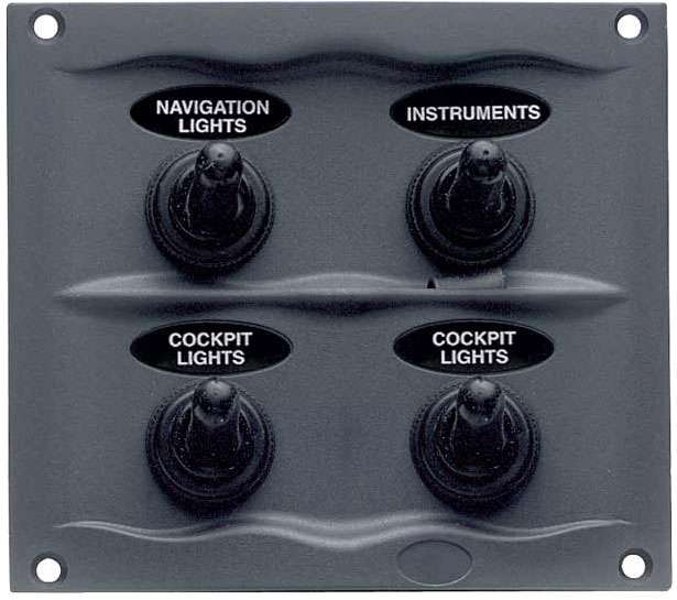 BEP Bryterpanel 4 brytere Compact - Bilde 1