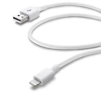 Cellularline USB-A til Lightning, iPhone/iPad kabel 1,2 m