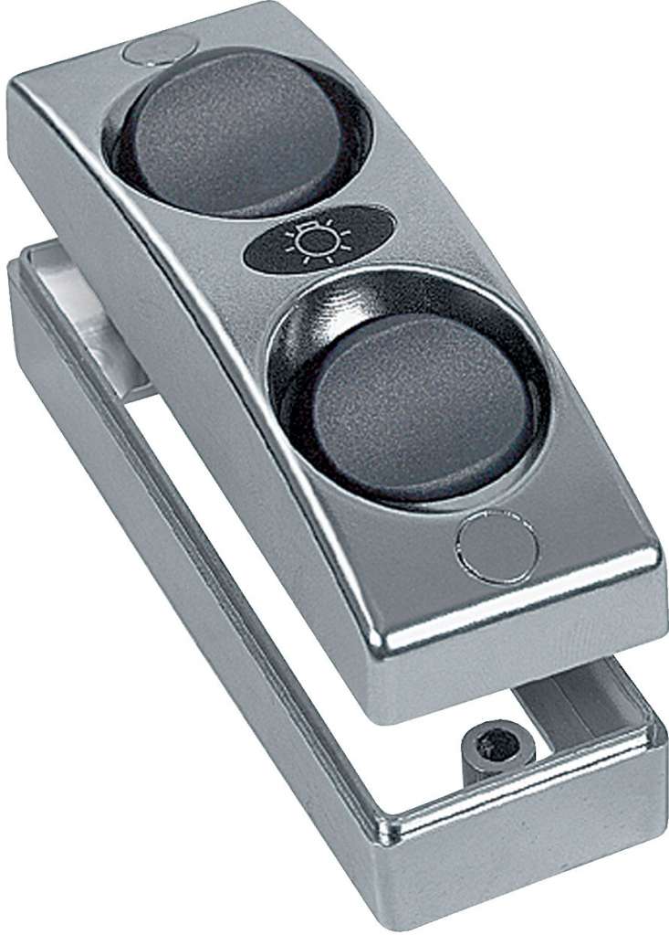 BEP Bryter dobbel, krom - Bilde 1