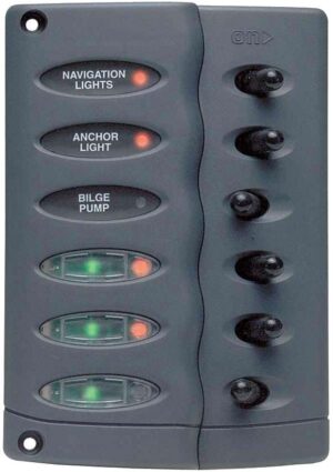 BEP Bryterpanel 6 brytere