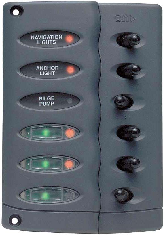 BEP Bryterpanel 6 brytere