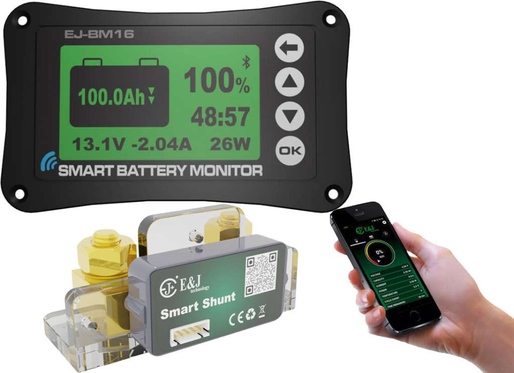 Batterimonitor Smart med Lux LCD display - Bilde 1