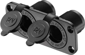 Strømuttak dobbelt 12V