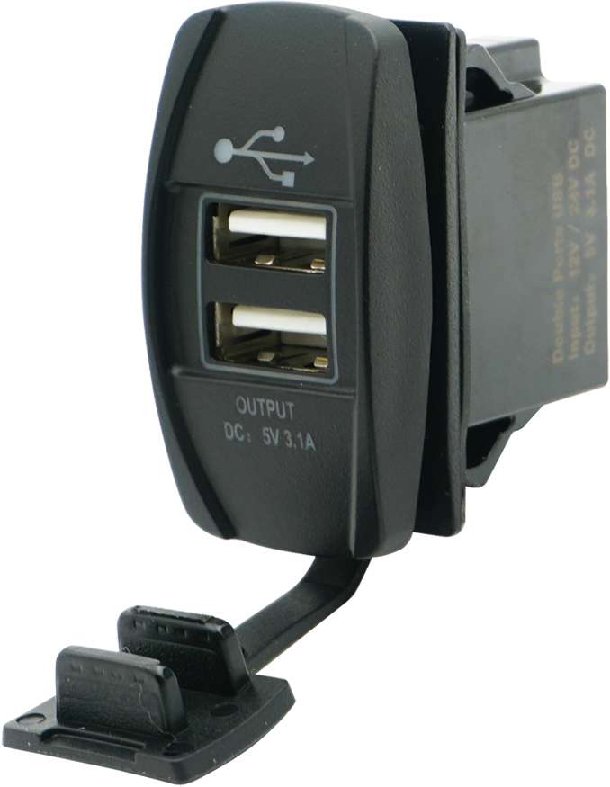 USB uttak, dobbel - Bilde 1