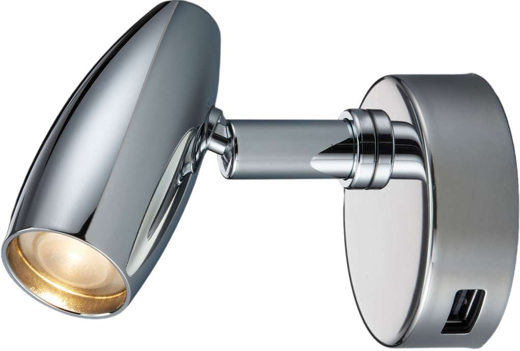 1852 Rana LED-lampe m/bryter og USB - Bilde 1