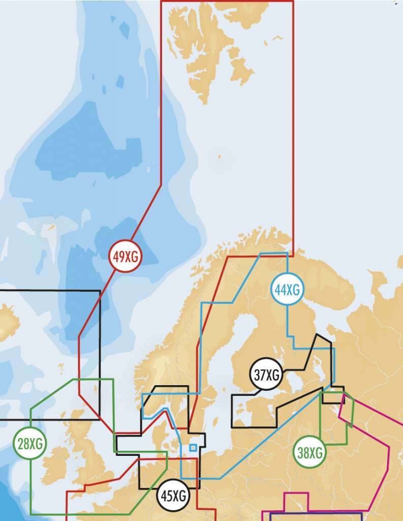 Navionics+ Kart valgfritt område tom SD brikke - Bilde 1
