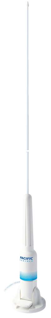 VHF antenne 1m m/falldown brakett 4 m kabel