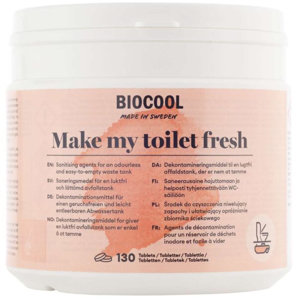 Biocool Make my toilet fresh 125 tabletter