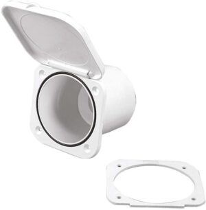 Boks for hovedstrømsbryter hvit