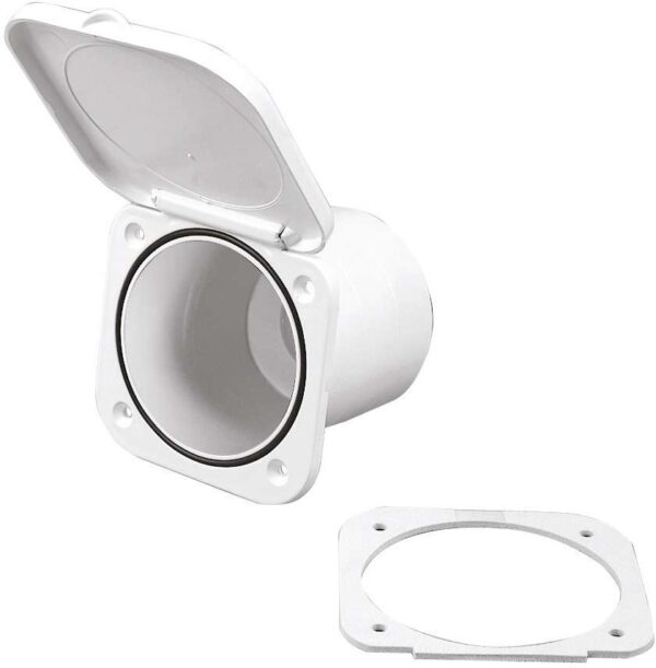 Boks for hovedstrømsbryter hvit