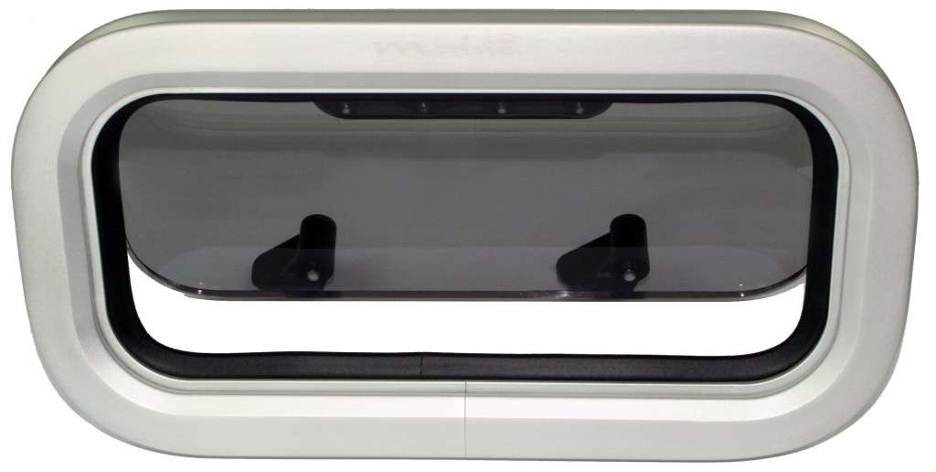 Portlight i aluminium, rektangulær - Bilde 1