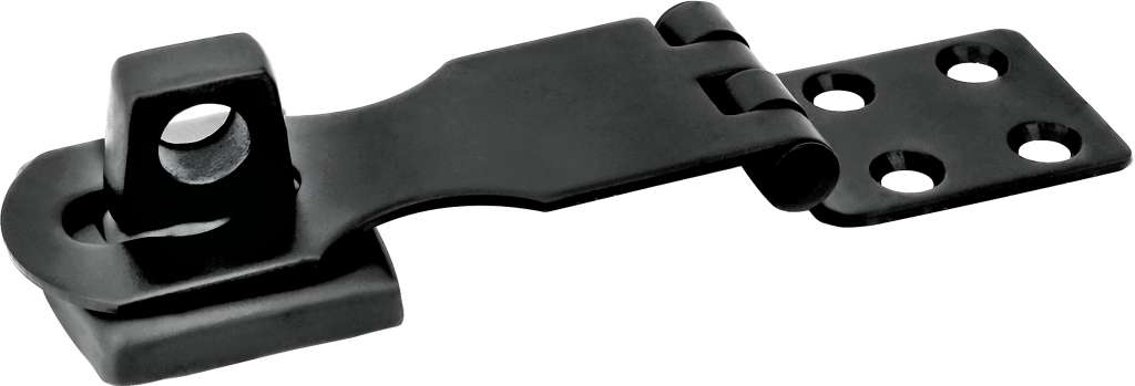 1852 Låsebeslag Rustfritt Sort - Bilde 1