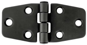 1852 Hengsel 37 x 76 mm syrefast sort