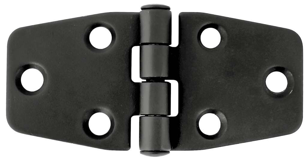 1852 Hengsel 37 x 76 mm syrefast sort - Bilde 1