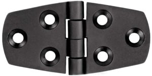 1852 Hengsel 76 x 39 mm syrefast sort