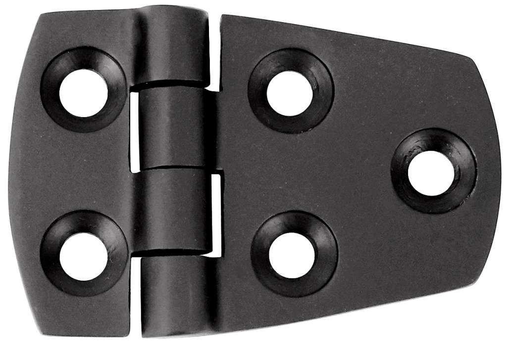 1852 Hengsel 57 x 38 mm syrefast sort - Bilde 1