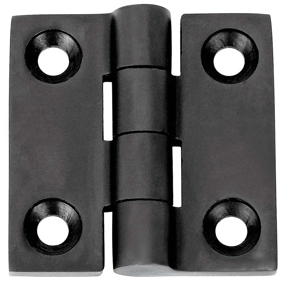 1852 Hengsel 38 x 38 mm syrefast sort - Bilde 1