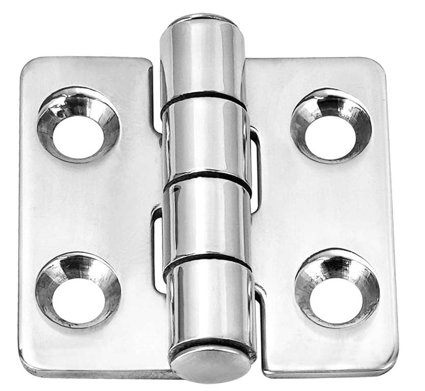 1852 Hengsel dempet Rustfritt 38x39mm - Bilde 1