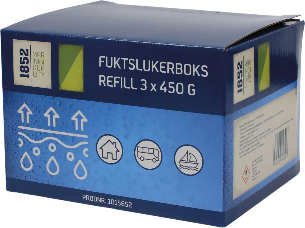 1852 Fuktslukerboks refill 3 x 450 g - Bilde 1