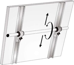 NOA solpanelholder, justerbar