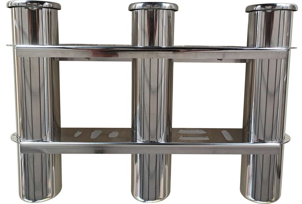 Fiskestangholder, syrefast, 3 stenger - Bilde 1