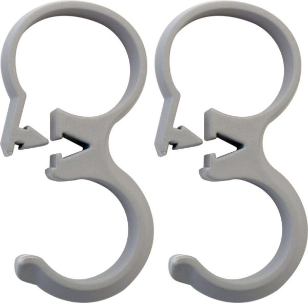 Klips for badetrapp, stål