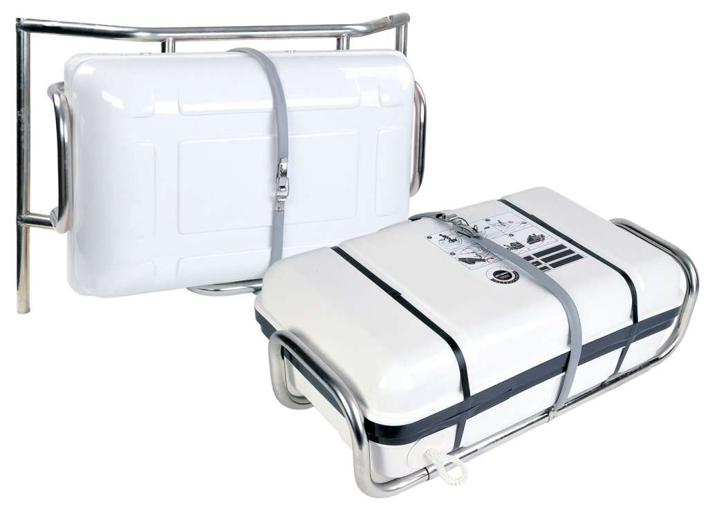 Krybbe for redningsflåte, rekkemontering universal - Bilde 1