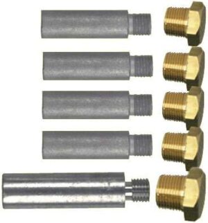 Anodesett Yanmar 6LP, 6LY, 4LHA, sink